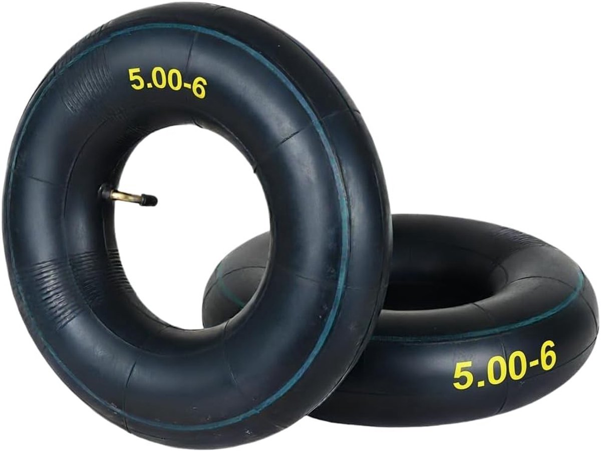 Kruiwagenband - 13x5.00-6 - Butylrubber Binnenband - Met TR87 Ventiel - Voor Tuinwagens en Grasmaaiers