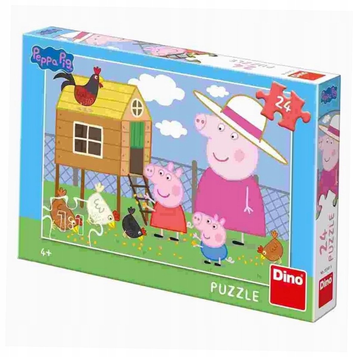 Peppa Pig Puzzel 24 Stukjes - Dino Toys