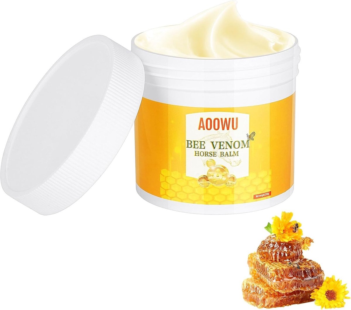 Extra sterke verwarmende massagegel voor paarden, ondersteunt gewrichtspijn, rugspanning en pijnverlichting - 500 ml