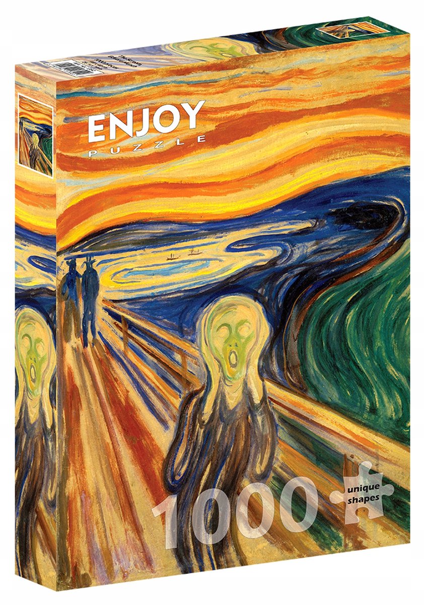 Enjoy Puzzel 1000 Stukken: De Schreeuw van Edvard Munch