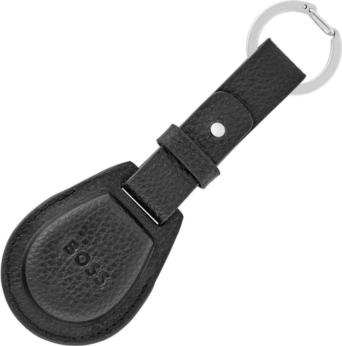 Key ring with AirTag holder Classic Grained