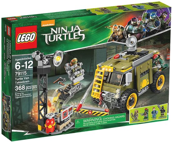 LEGO Teenage Mutant Ninja Turtles Turtle Van Takedown, Bouwpakket, 6 jaar, 368 stuk(s)