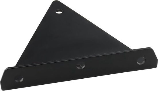 Set van 8 Onzichtbare Driehoekige Planksteunen van 10 cm, 25 kg Capaciteit, Stevige Wandbeugels voor Planken, Boekenplanken en Opslagruimte — afbeelding 3