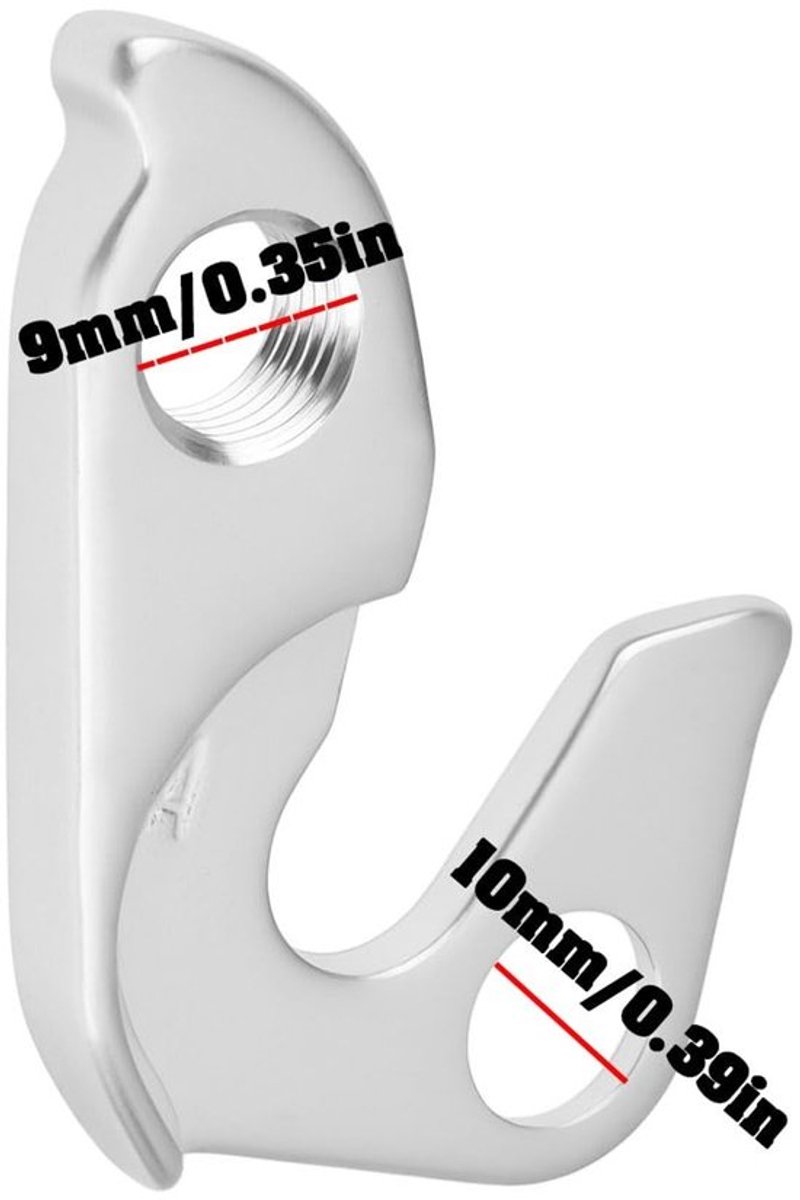 Allecto - Derailleur Hanger H64 - Betrouwbare Schakelprecisie - Geschikt voor