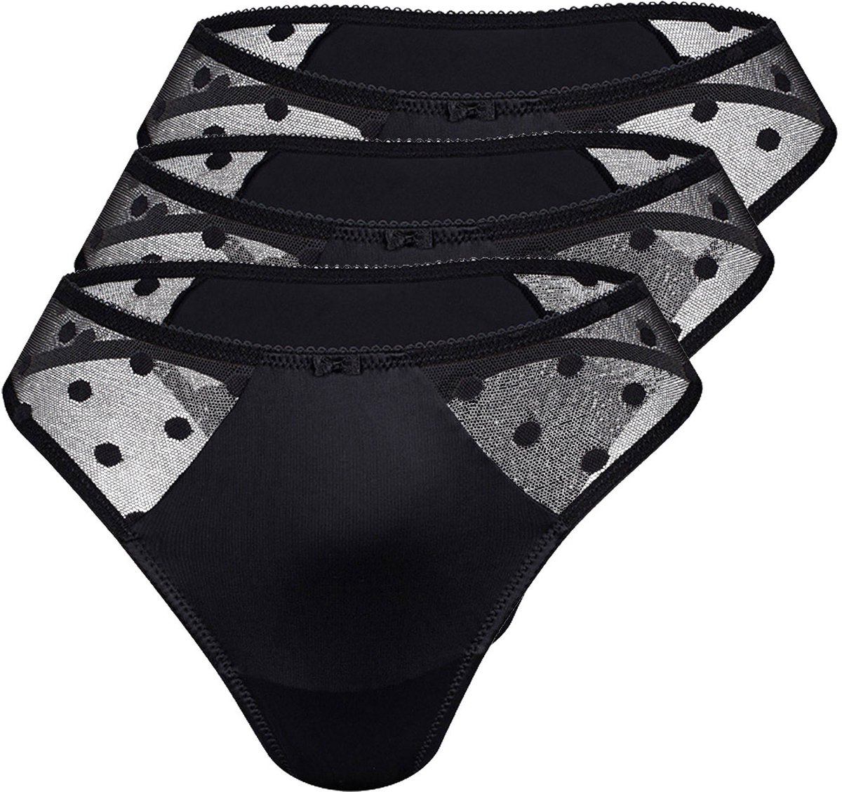 3-pack Touw DOTTED MESH