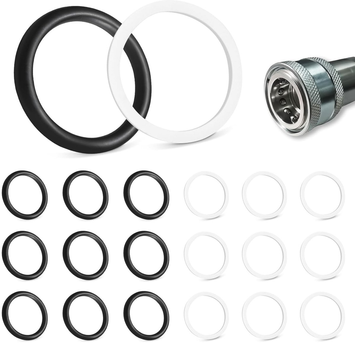 Hydraulische koppeling afdichting kit voor tractoren - O-ring en snelkoppeling voor hydraulische systemen, ideaal voor hydraulische clutches en accessoires