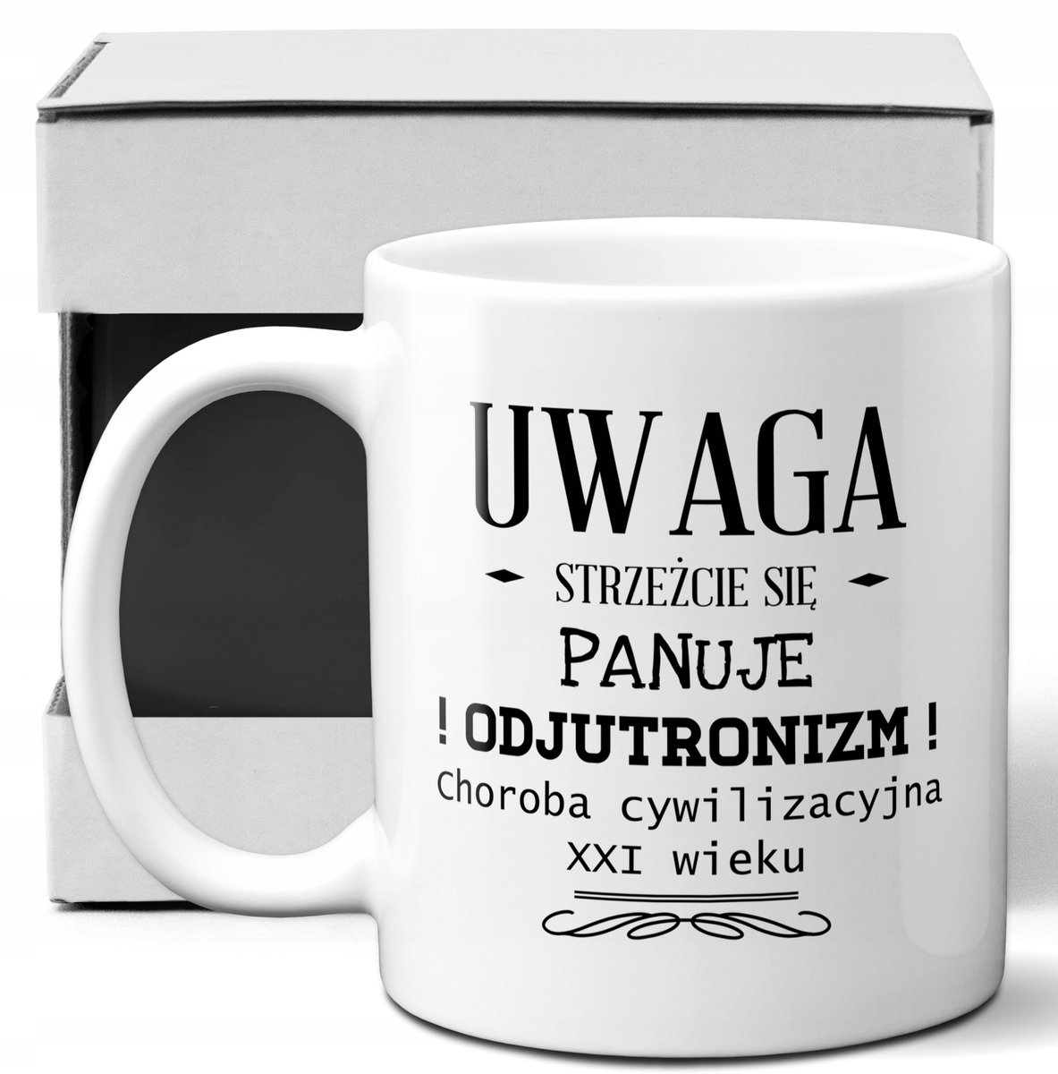 Grappige Mok ODJUTRONIZM - Perfect Cadeau