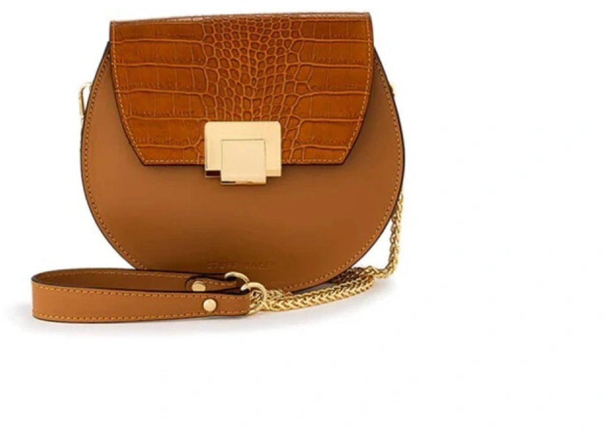 Stuff Maker crossbodytas Janet in cognac