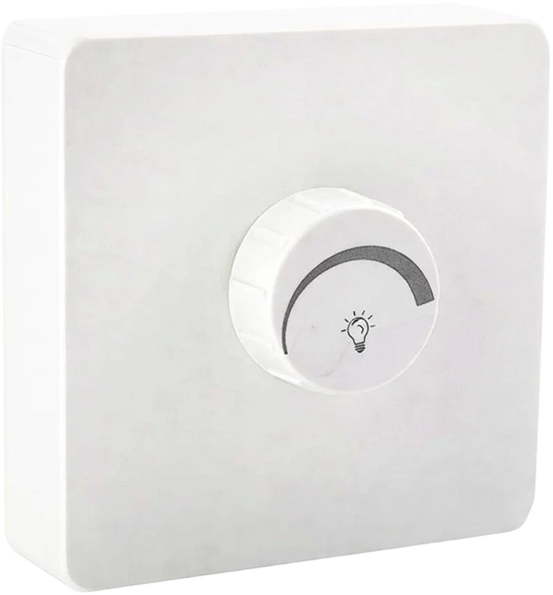 Ebksqs LED dimmer schakelaar 230V opbouw - draaiknop voor dimbare ledlampen en gloeilampen, helderheidsregelaar met - ShopVlot