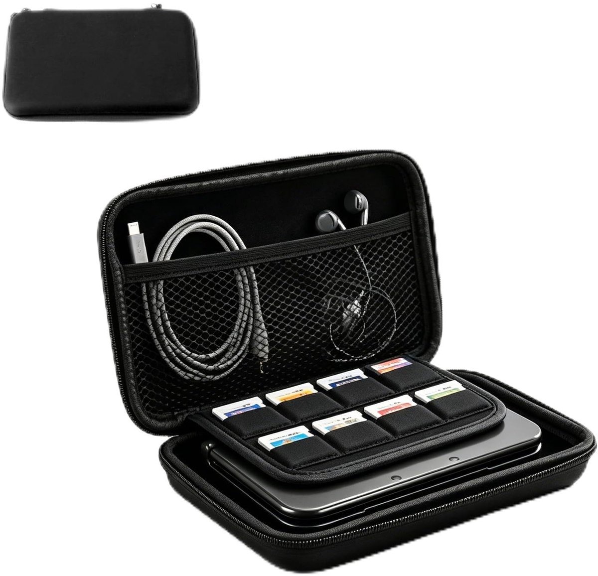 Plyisty draagtas voor de nieuwe console 3DS, 3DS XL, 2DS XL en accessoires, beschermende hardshell-reistas, met - ShopVlot