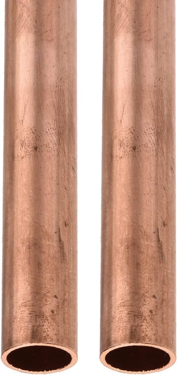 Koperbuis 14mm x 1mm x 200mm - 2 stuks - Geschikt voor machineapparatuur - Perfect voor decoratieve frame - ShopVlot