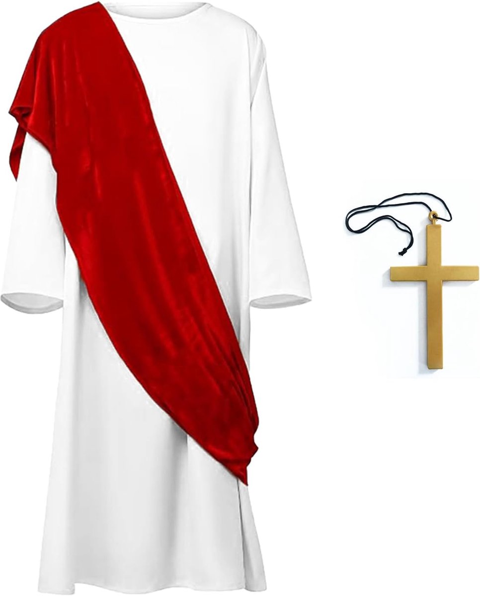 Christus kostuum voor heren, bijbelkostuum, Halloween