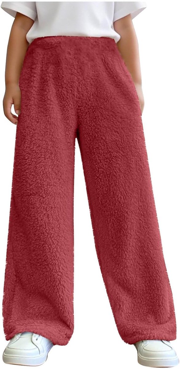 Cargobroek voor meisjes, denim, meerdere zakken, school, modieus, straat, elastische taille, robuust, schattig, kinderkleding, mode, chic, A84
