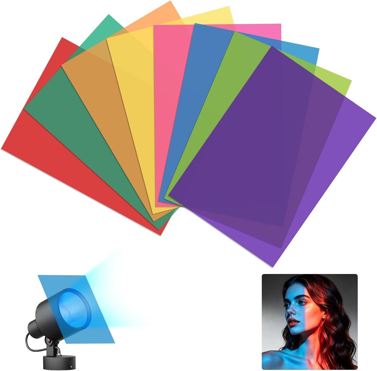 Folie voor Lampen 8 Stuks Voor Studioflitsers
