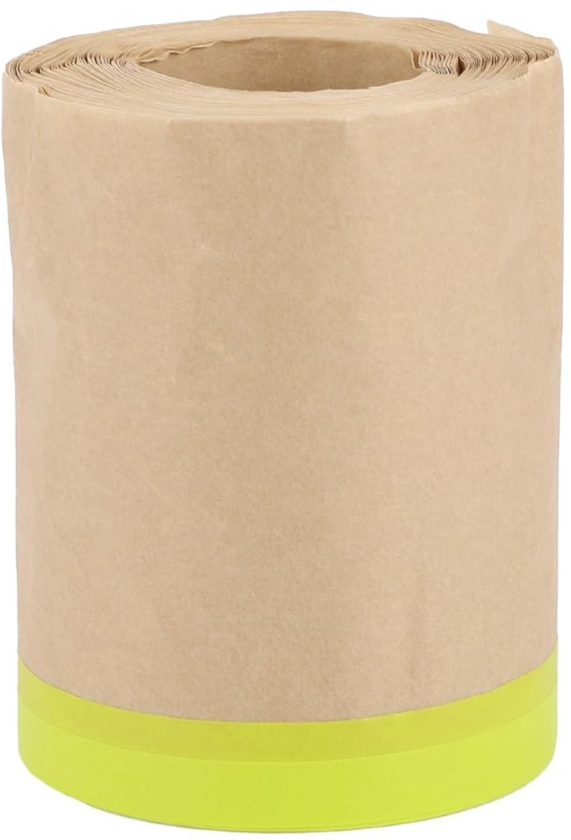Afdekkend Papier voor Autolak, Bruin, Groen, 1 Stuk, 15 x 1500 cm