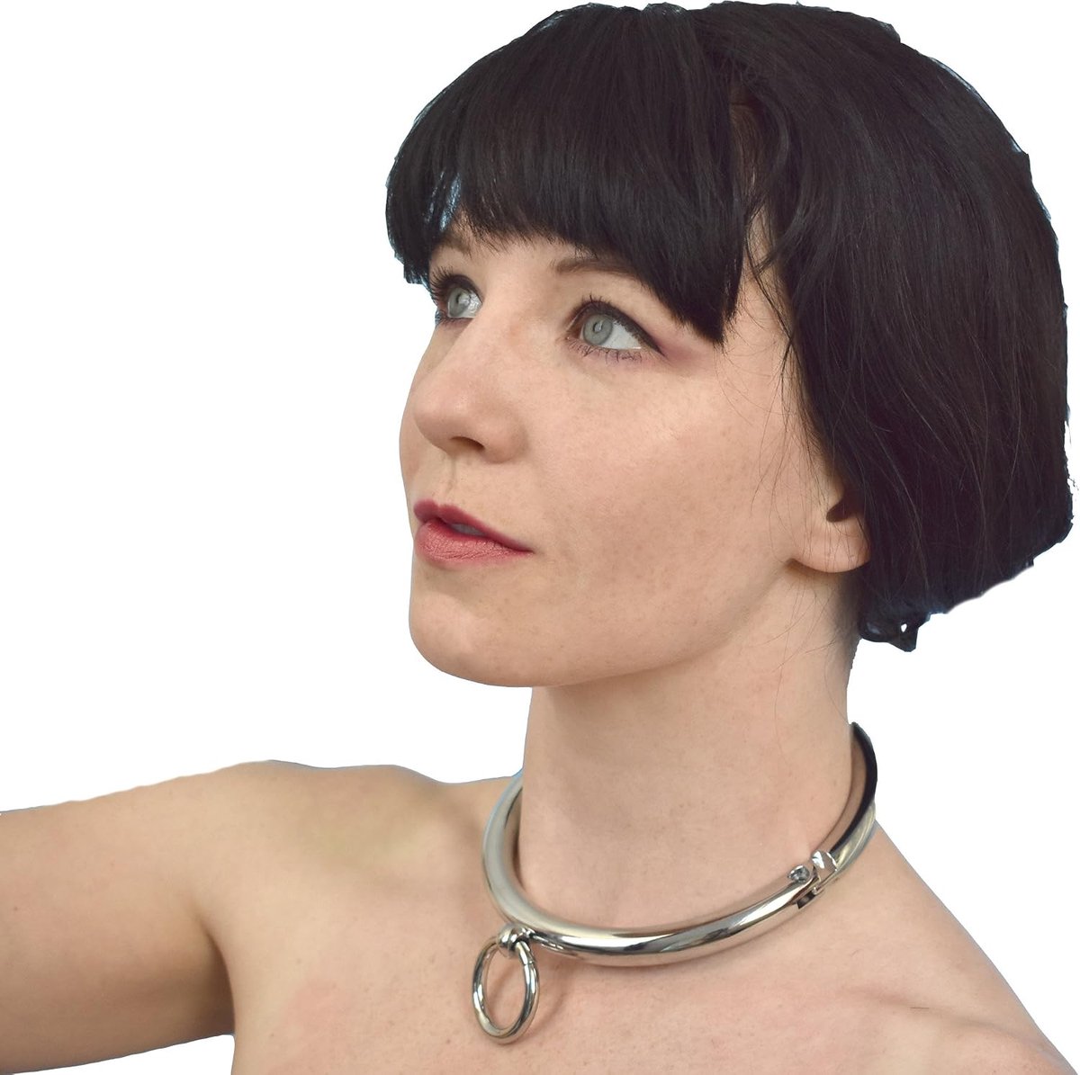 Metalen Halsring O-Ring – Bondage Halsband Dames