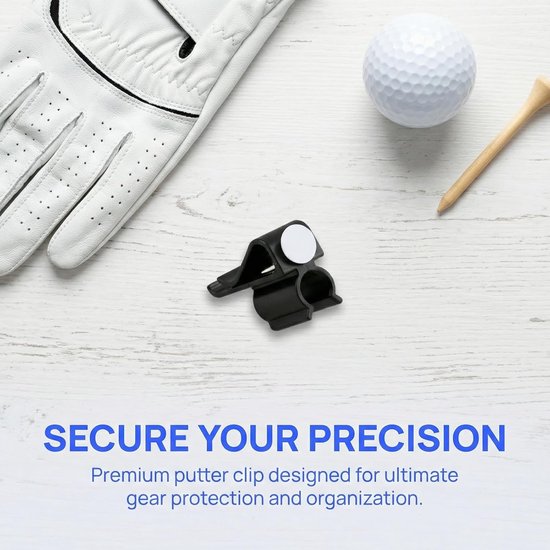 8 stuks golfclub-organizer, golfputter-clip, duurzame golftasklem club putter clips houder, putterhouder voor golftassen golf putter clip golfclubclip met bal marker accessoires — afbeelding 3