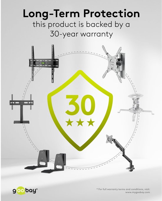 Goobay Luidspreker standaard Modern Era 1 Base, compatibel met de Sonos Era 100, wit — afbeelding 4