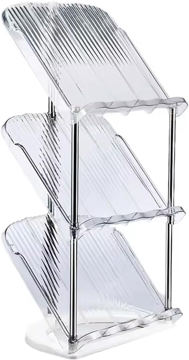 Schoenenorganizer Compatibel met Alle Soorten Schoenen. Ruimtebesparende schoenenorganizer om de kast te organiseren. Ruimtebesparende schoenenstapelaar. (3 niveaus)