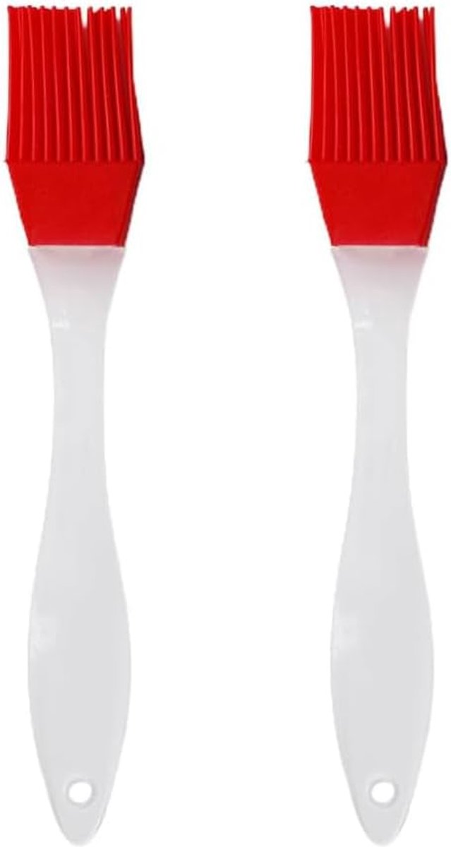 2 stuks siliconen bakkwast - 20 cm keuken gebak borstel - siliconen kwast keuken - bakkwast siliconen kwast - kwast bakken, siliconen gebakborstel, bakborstel set, grillborstel, koken bakborstelset
