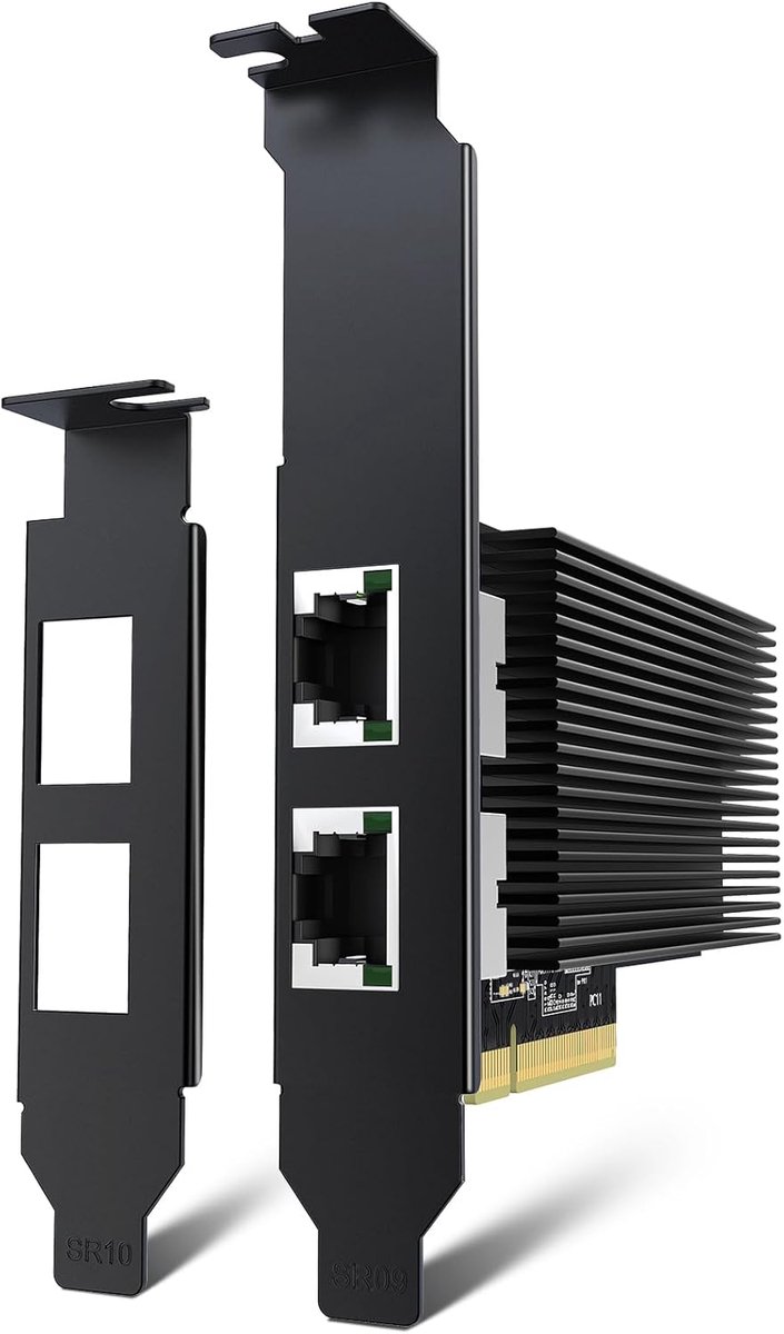 10G netwerkaart dual RJ45 poorten - Intel X540 chipset - PCIe naar 10Gb Ethernet adapter - ideaal voor servers - ShopVlot