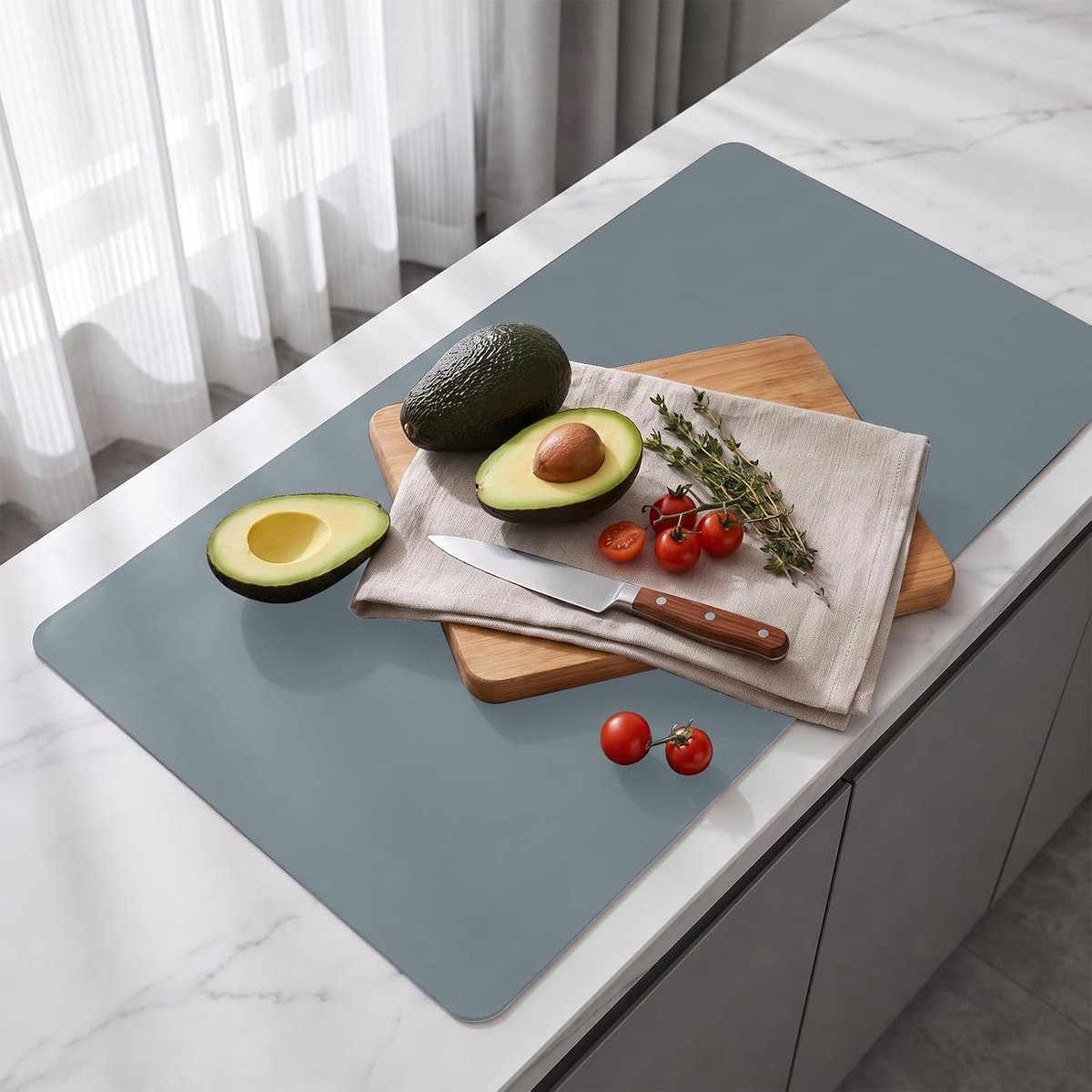 Large Silicone Mat, Multifunctional Silicone Mat 120 x 60 x 0.6 cm, Waterproof, Non-Slip and Heat Resistant, Suitable - ShopVlot
