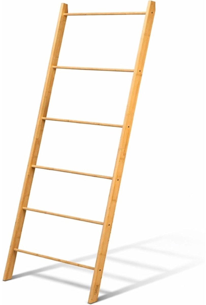 Zolvano® Handdoekladder - Doucherek - Handdoekrek Badkamer-Lichtbruin