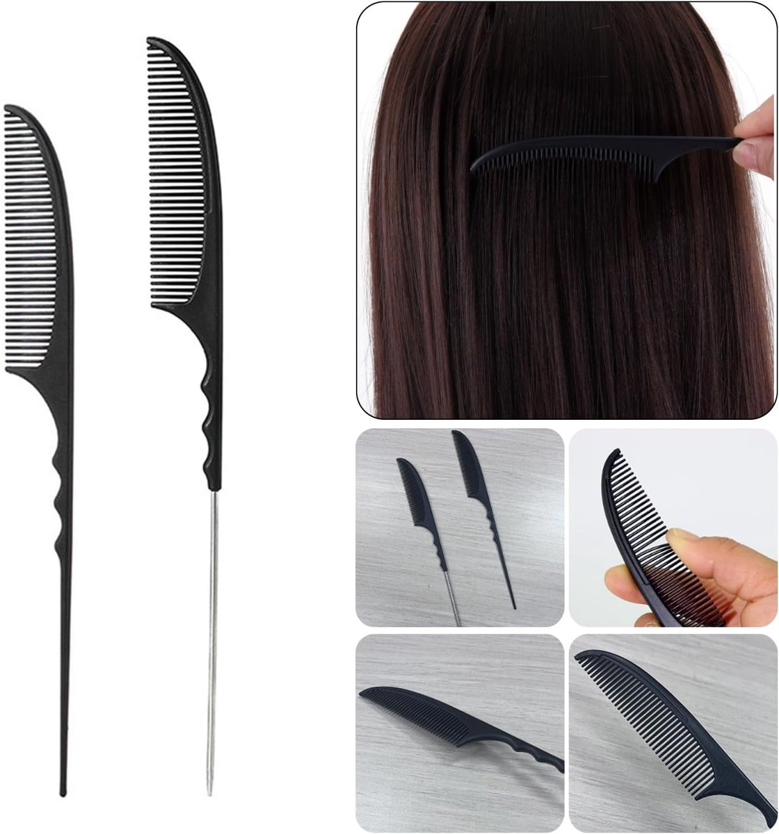 Kam Pin Staart Kam Haar Styling Tool Koolstofvezel Plagen Kam Scheiding Kam Haaraccessoires Voor Vrouw
