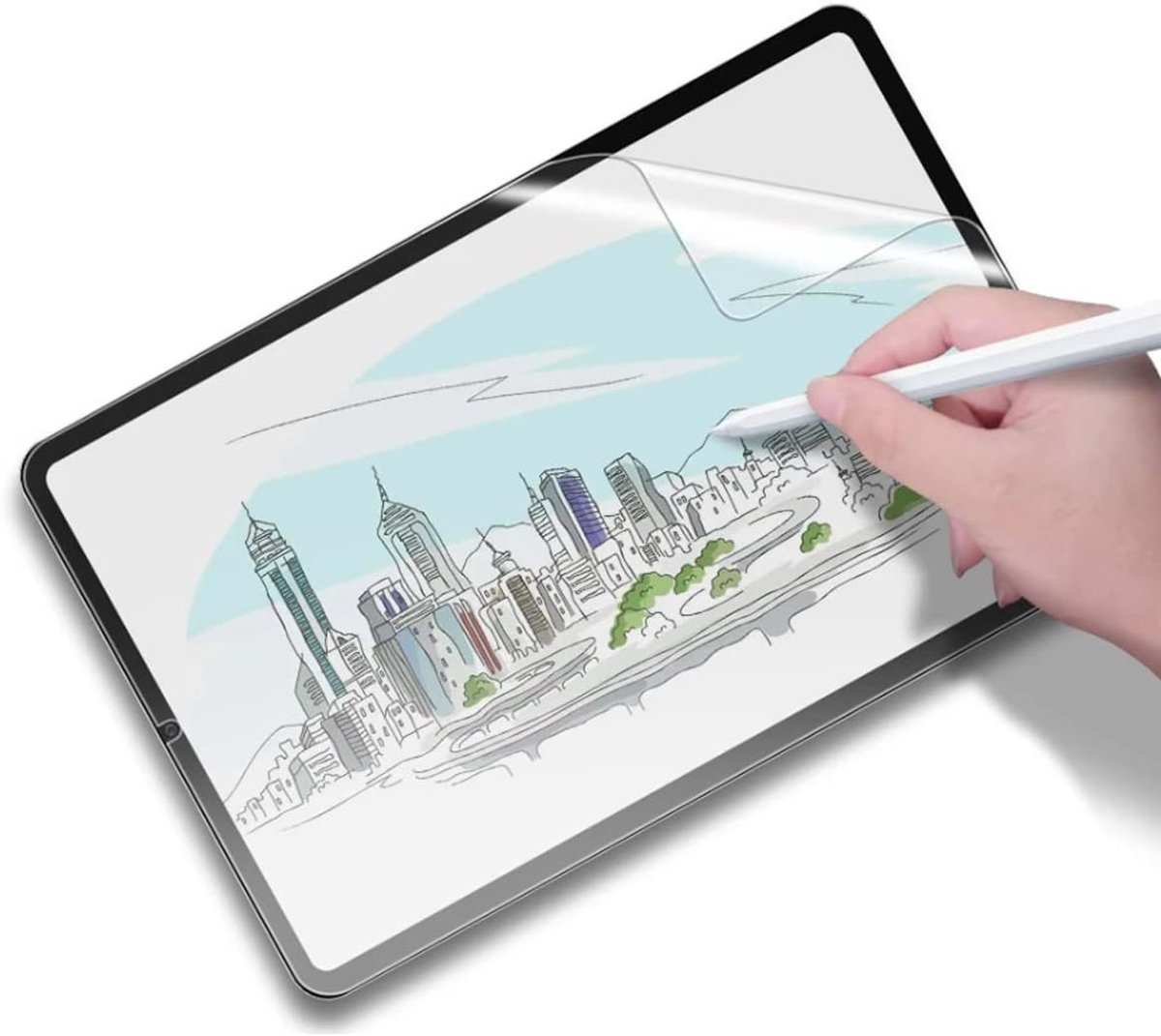 [2 stuks] Paper-Feel displaybeschermfolie voor Honor Magic Pad 3 13,3 inch, paperlike matte PET-folie voor tekenen [anti-reflectie/anti-vingerafdruk]