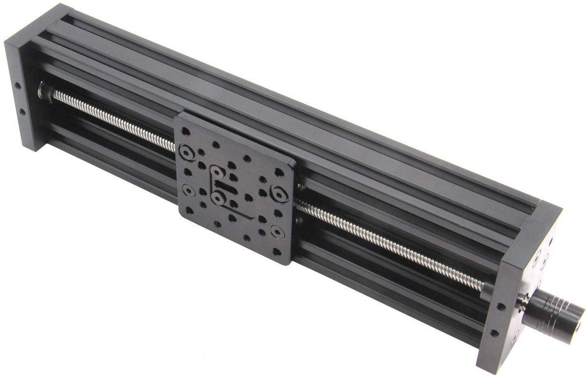 350 mm aluminium profiel 4080U Z-asschroeven schuiftafel lineaire actuator kit lineaire module voor 3D-printers en CNC-machine (350 mm)
