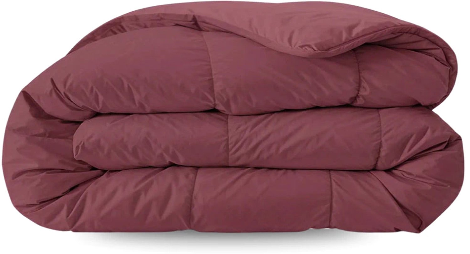 Zelesta Pure Uni Katoen Zomerdekbed - Bordeauxrood 240x200cm