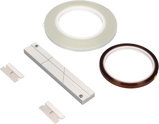 Universele Splicing Block Kit voor Open Reel Tape Media met Splicing Tape, Leiding Tape en Snijbladen voor Audioprofessionals — afbeelding 4