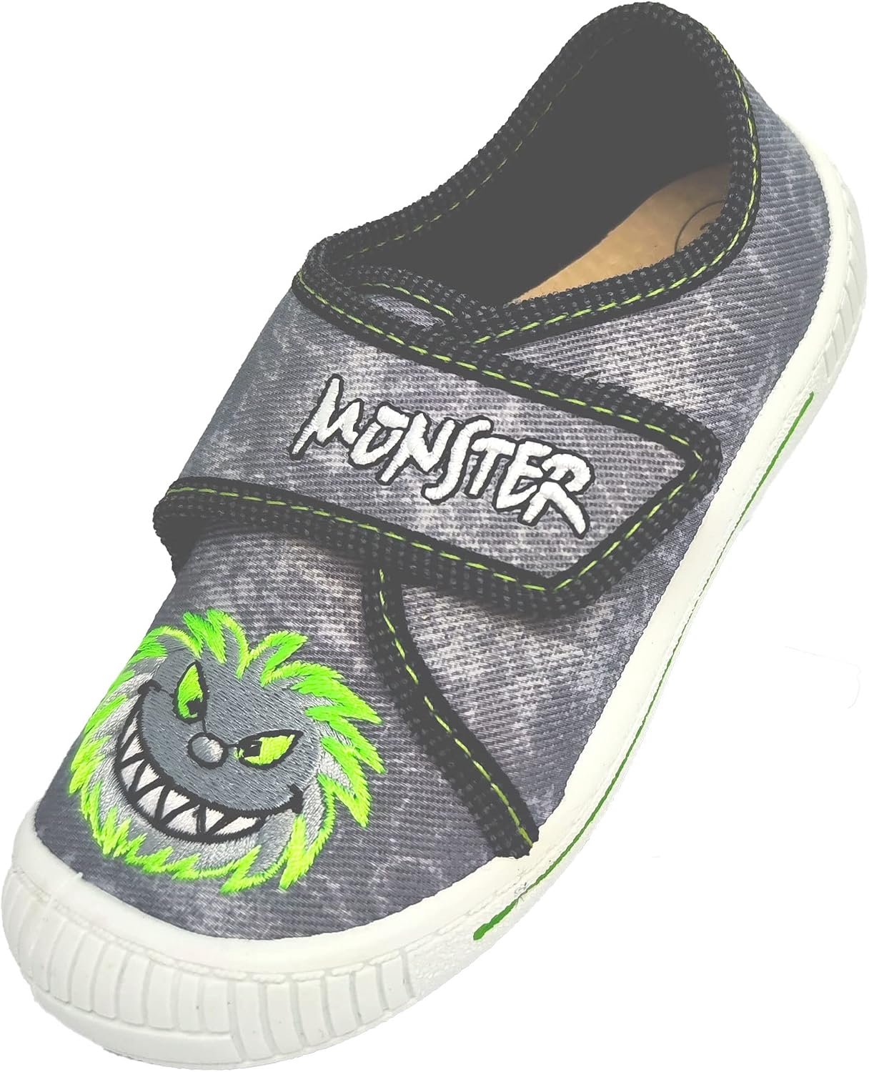 Beck Jongens Pantoffels Monster 3057 - Comfortabele Sneakers Stijl