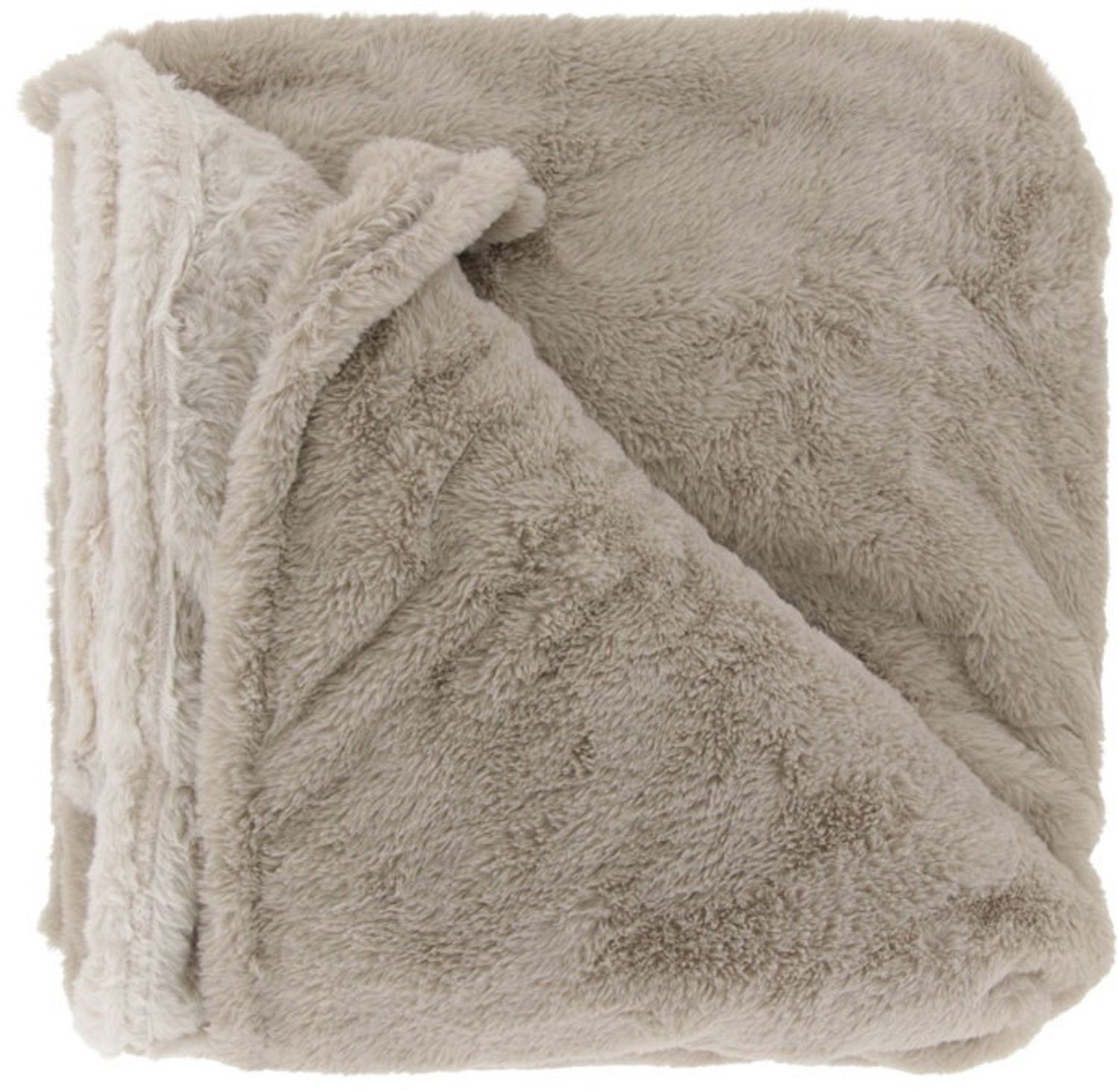 Unique Living Plaid Jip - chateau grey - 150x200cm Grijs