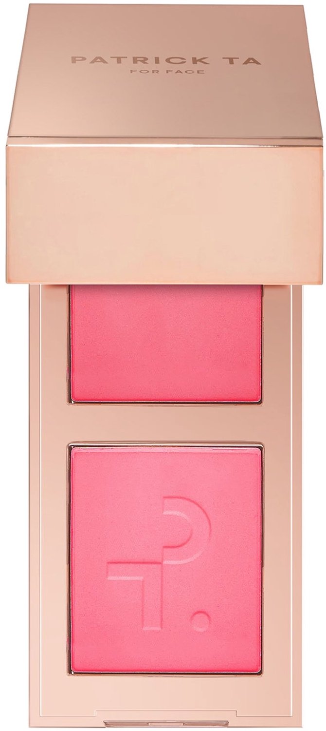 PATRICK TA - Mini Major Headlines Double-Take Crème & Powder Blush Duo - Mini Crème en Poeder Blush 4,4 g - She's That Girl