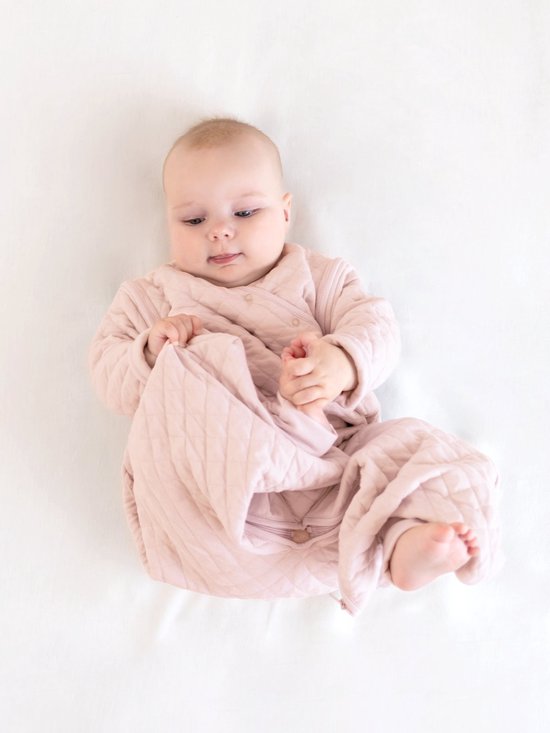 BEMINI Babyslaapzak - MAGIC BAG 4-12m - TOG 1.5 - Gewatteerd comfort - Blush — afbeelding 3