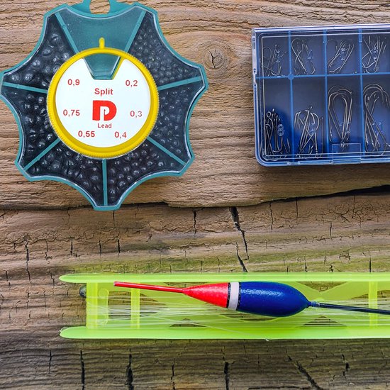 Vislood Set 100g met Opbergdoos - Diverse Gewichten voor Vissers — afbeelding 2