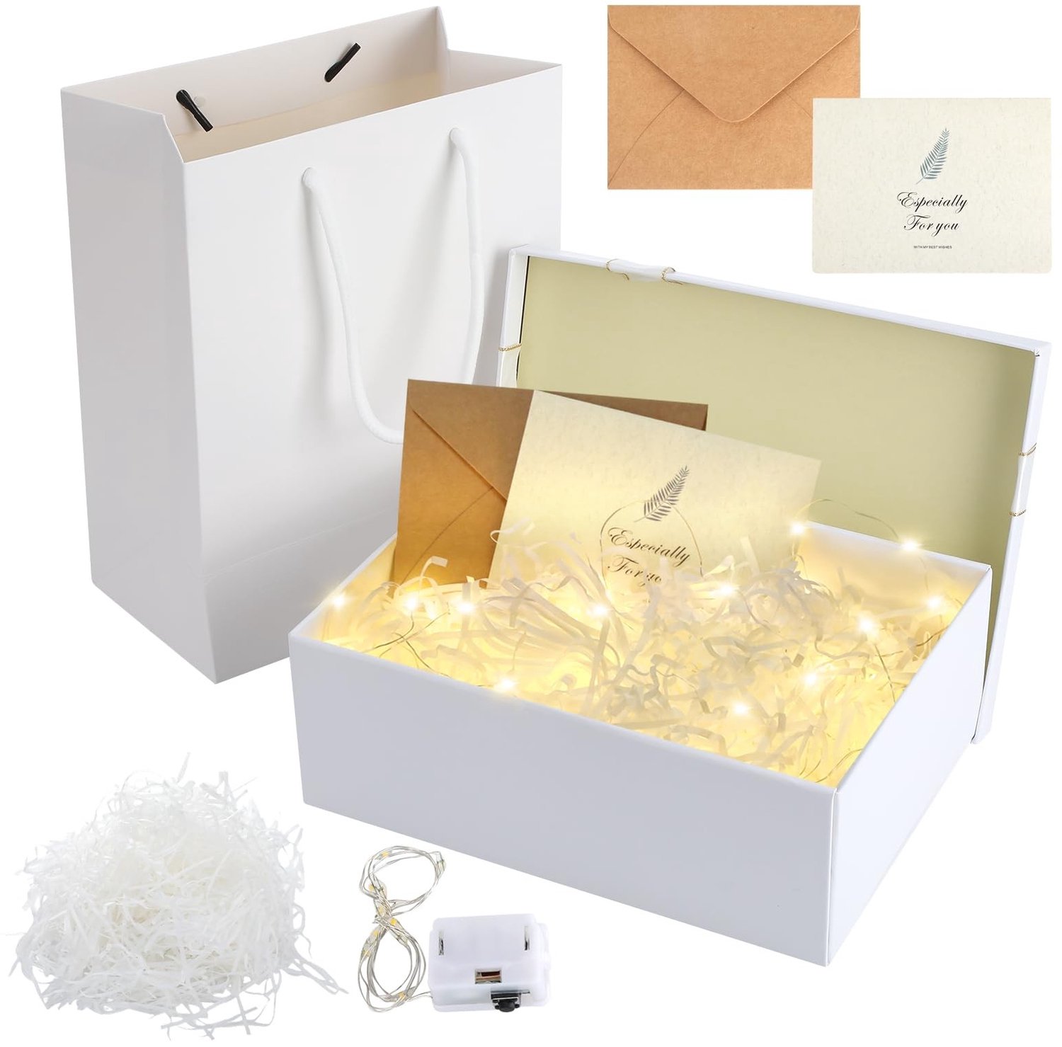 Geschenkdoos met Deksel en Strik voor Bruiloft en Verjaardag