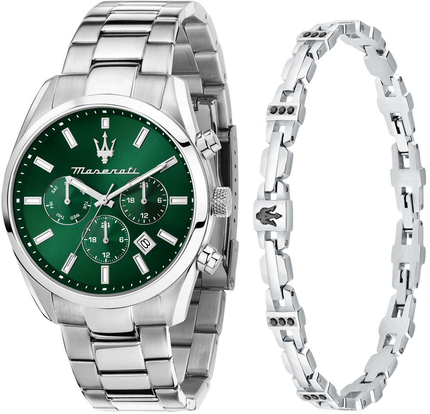 Maserati R8853151036 Attrazione herenhorloge 43 mm