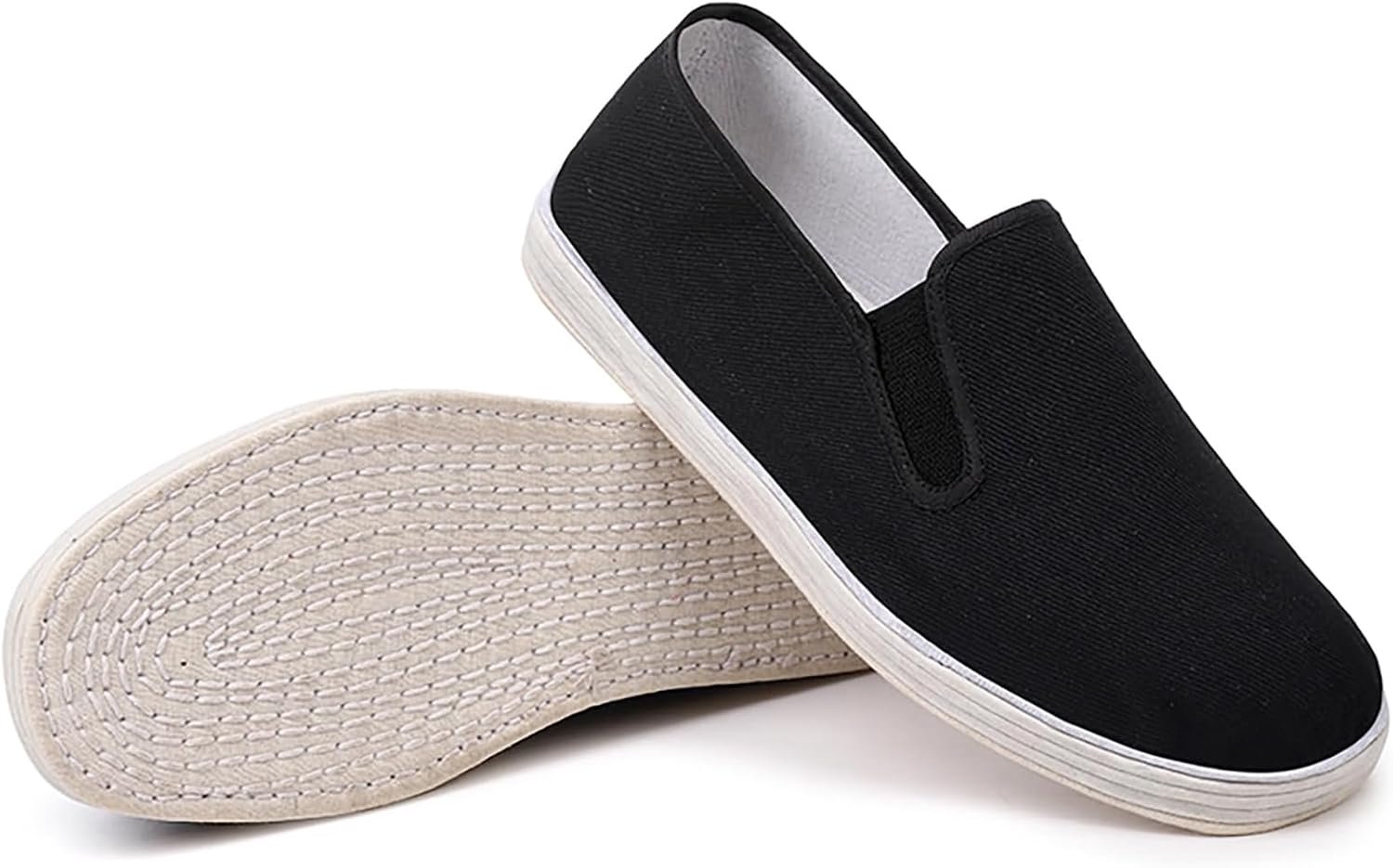 Fu-pantoffels voor mannen en vrouwen Traditionele Tai Chi-schoenen Toji Karate canvasschoenen Antislip stoffen zool voor vechtsporttraining