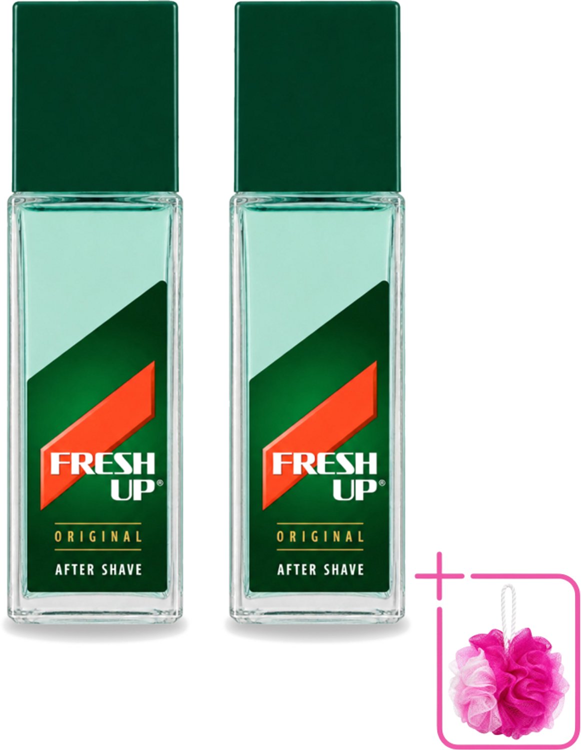 2 x Fresh Up - Aftershave Lotion - Original - Depper - 100 ml - Bulkverpakking - Aftershave lotion - Douchemop - Scheren