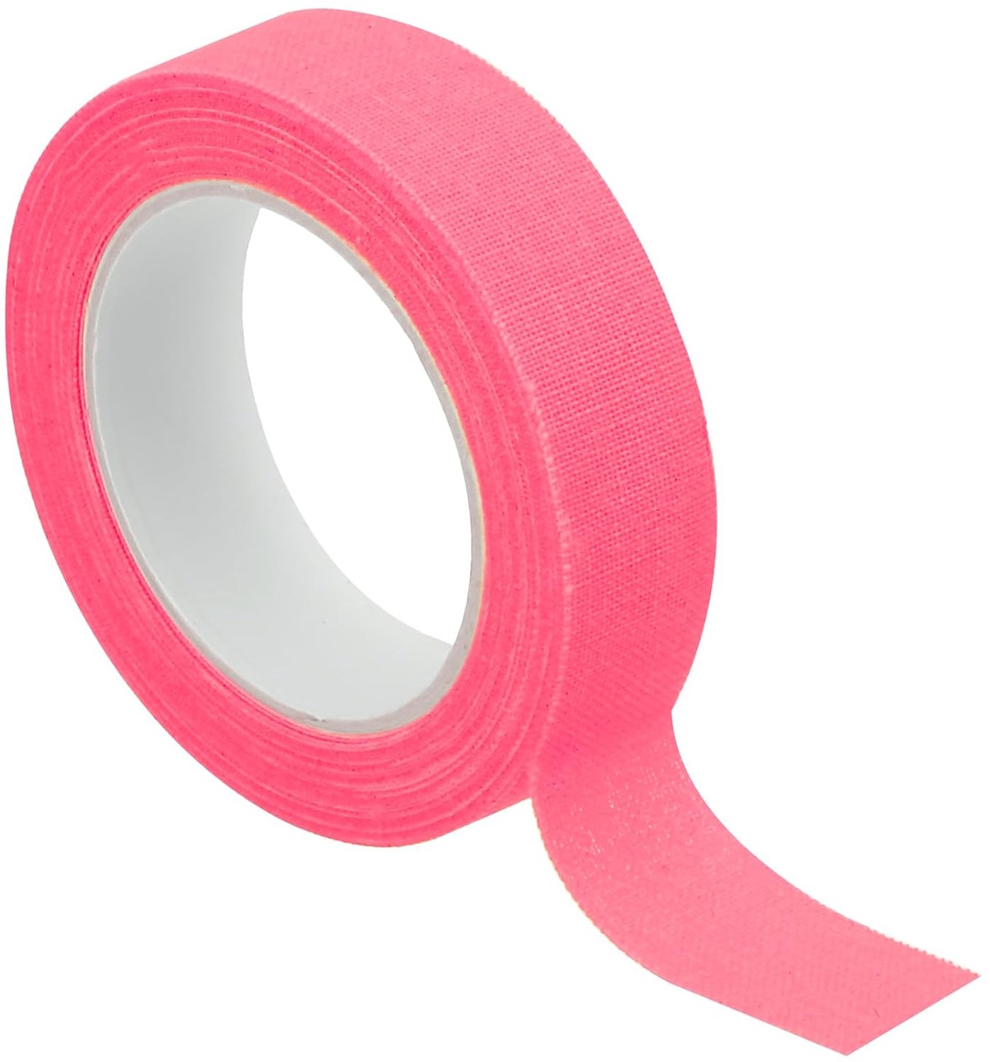Gaffer tape 15 mm - neon roze - UV-doek - uitstekende hechting, perfect voor UV-feesten - m-winkel