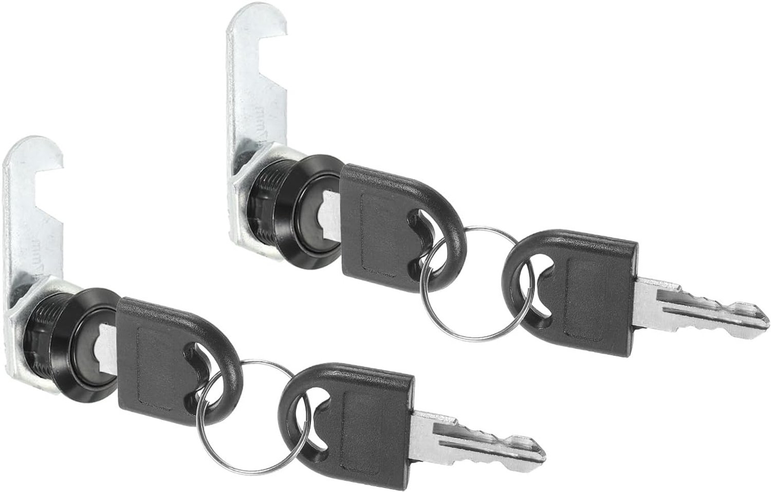 Kastladeslot 5/8" (16 mm) - Zinklegering - Gelijksluitend - Veilig voor de deurkast - 2 stuks - Vemera
