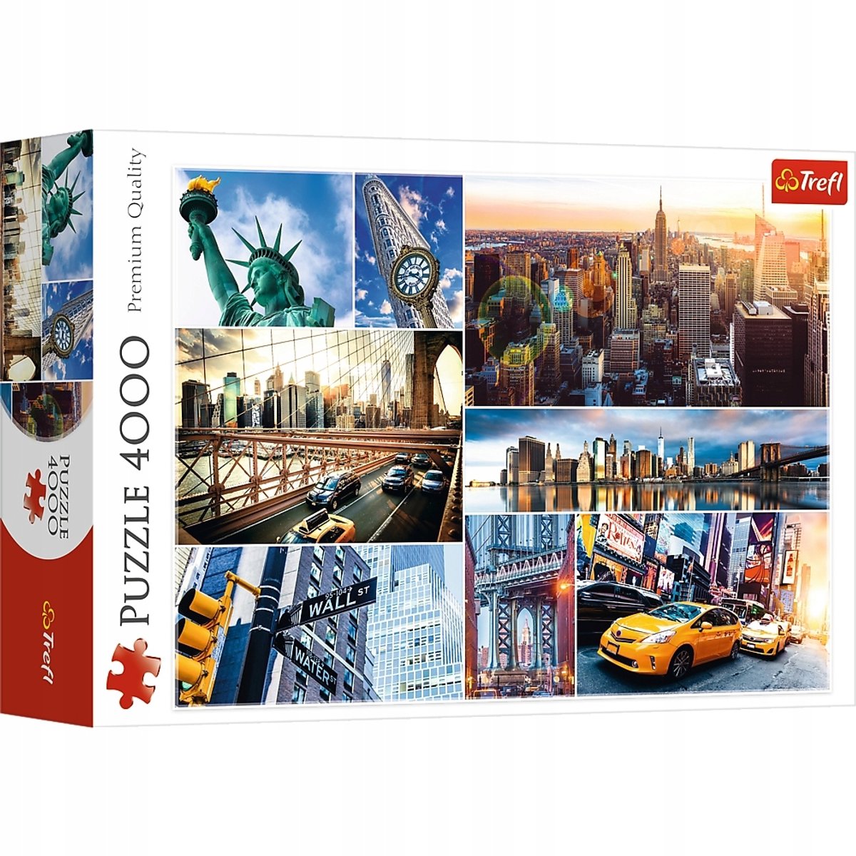 New York Collage 4000 Stuk Puzzel - Geweldige Kwaliteit voor Kinderen