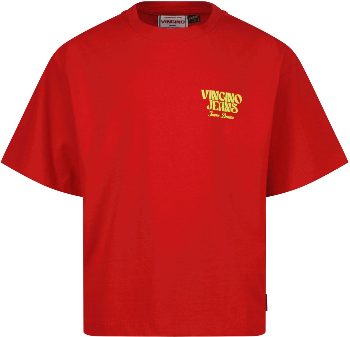 Vingino Icon-logo tee Meisjes T-shirt - Goji berry