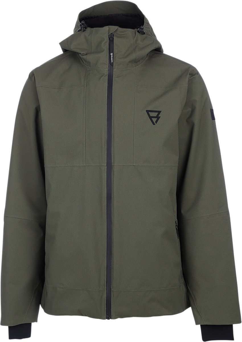 Brunotti Chesto Winterjas Heren Deep Regenjas Waterdicht 15K Waterproof Relaxed Fit Ademend S Groen