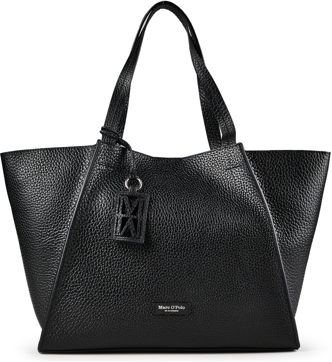 Marc O'Polo Shopper Tas Leder 45 cm - 23 L - black