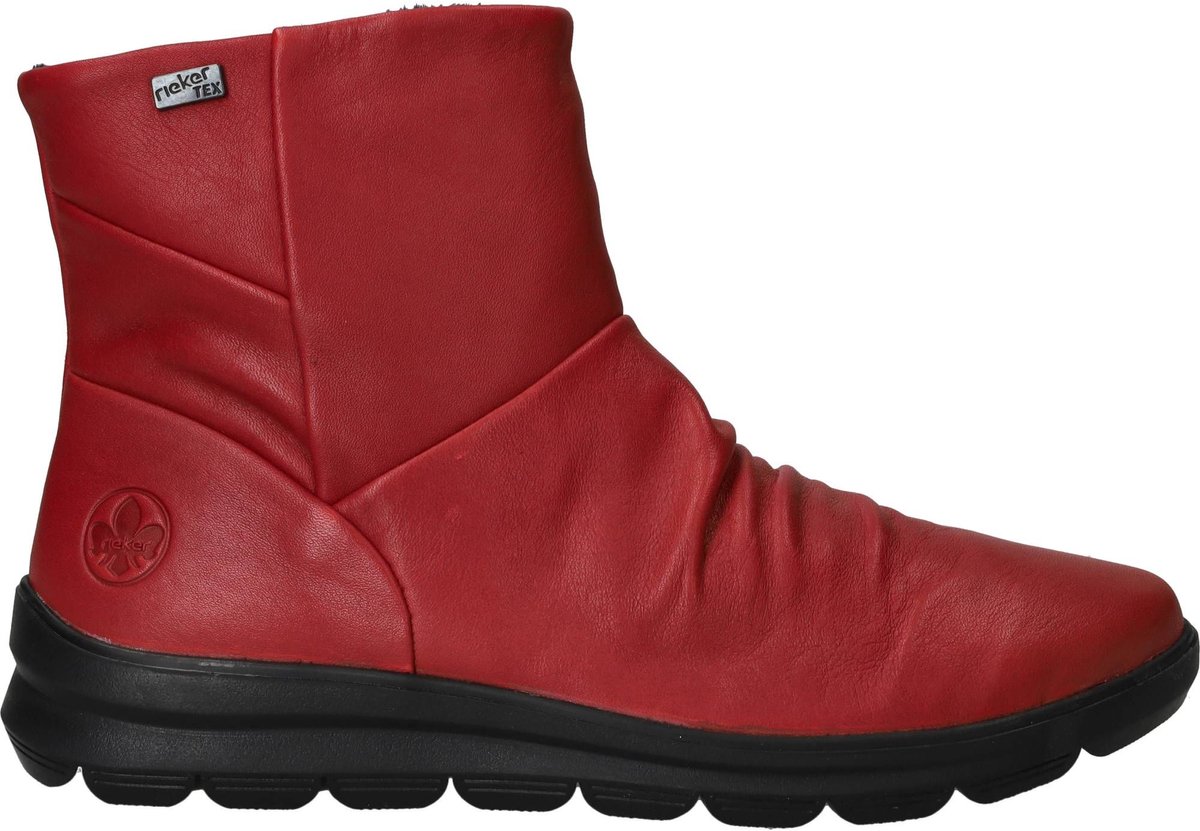 Rieker Boots - Dames - Rood - Maat:39