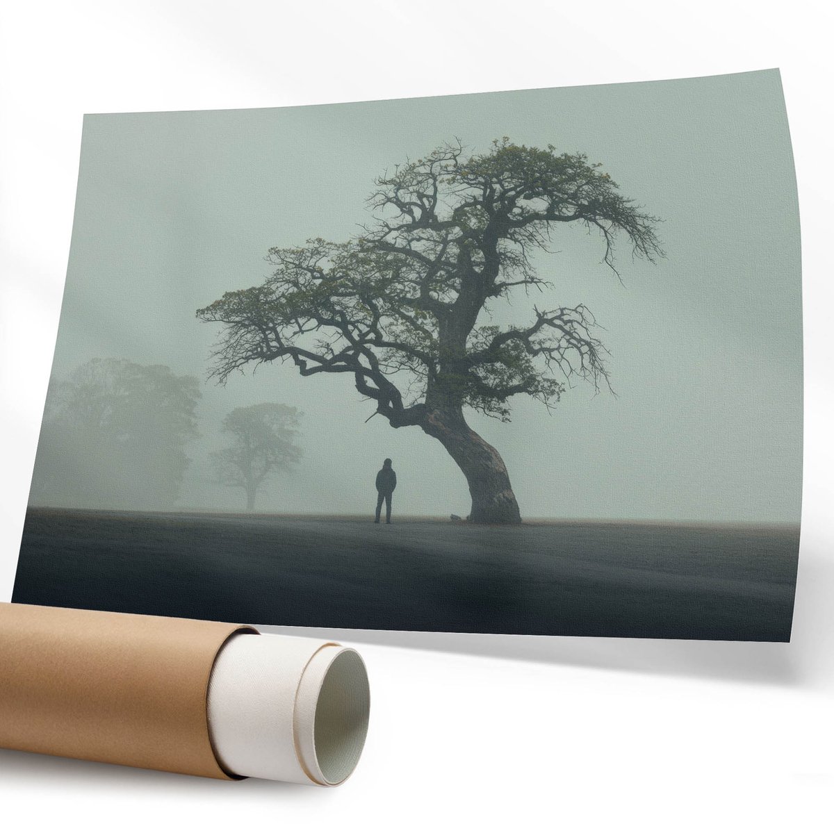 Coloray Polycanvas Wandposter - Bosavontuur, Fotografie - 594 x 840 mm - Groen Kunst - Rechthoek - Wandkunstwerk - Slaapkamer - Klassiek
