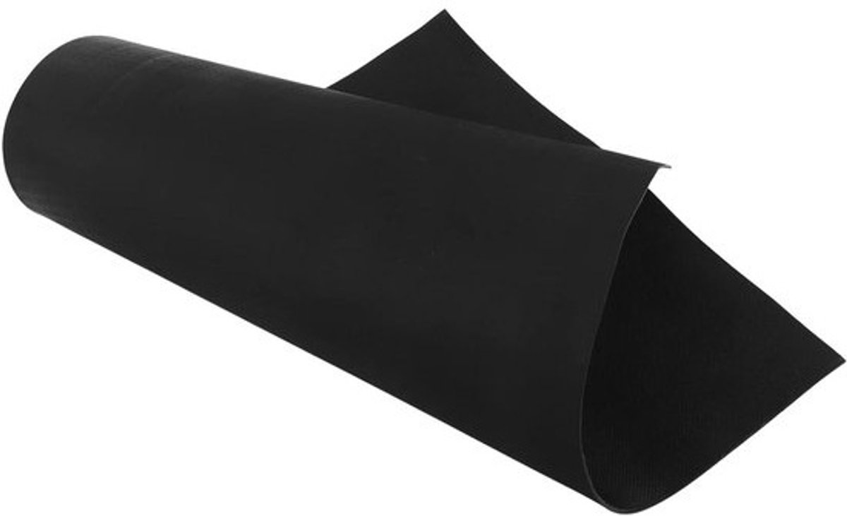 Rubberen Schoenzool Platen - Reparatiezolen Hakken - Schoenen Repareren - Antislip Ontwerp - 38 x 28 cm - Zwart